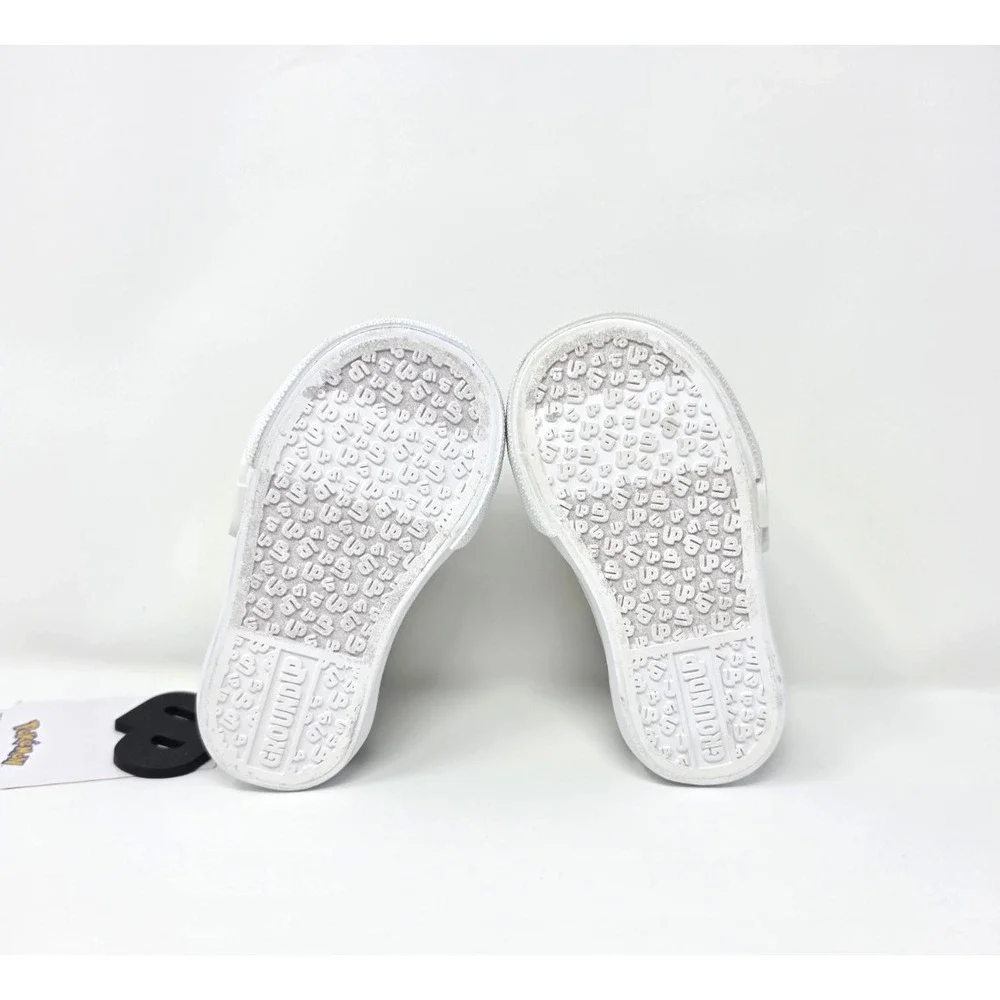 Groundup Kids 5 Pokemon Shoe White/Black Multi‎ NIB